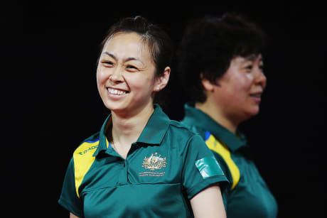 Miao Miao Australian Olympic Committee Table tennis players begin Olympic journey