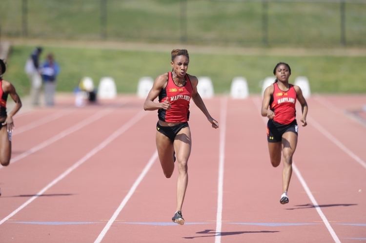 Micha Powell Micha Powell builds on family success as sprinter for Maryland track