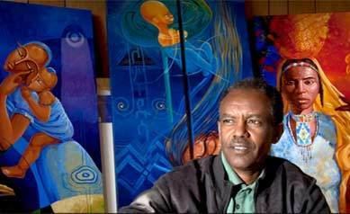 Michael Adonai Presenting Master Painter Michael Adonai Awate