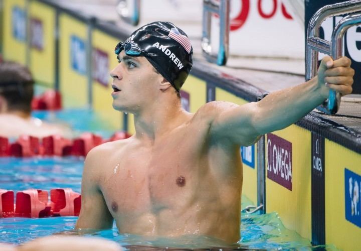 Michael Andrew (swimmer) Michael Andrew Sprints to Another Top Seed in 50 Backstroke at 2017