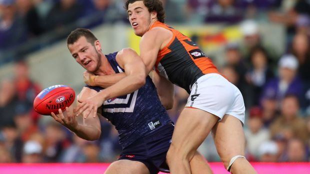 Michael Apeness Fremantle Dockers forward Michael Apeness signs on for two more years