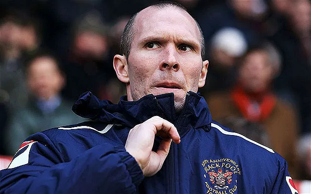 Michael Appleton Blackpool manager Michael Appleton at the centre of a