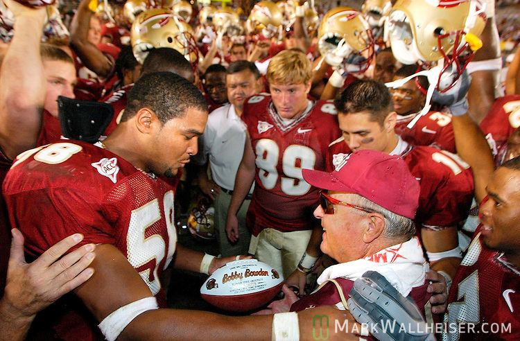 Michael Boulware BOBBY BOWDEN PASSES PATERNO WITH 339 WINS Mark Wallheiser