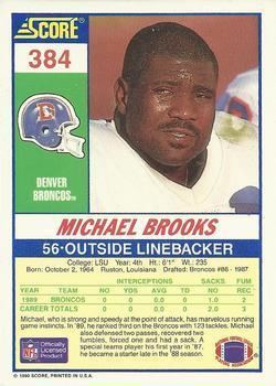 Michael Brooks (defensive back) Michael Brooks Gallery The Trading Card Database