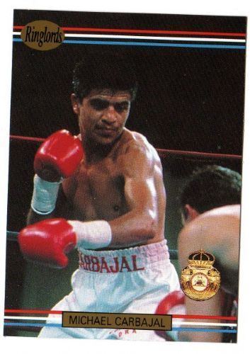 Michael Carbajal Michael Carbajal 39 RINGLORDS 1991 Boxing Trading Card