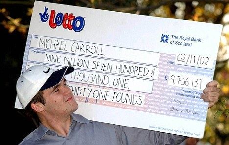 Michael Carroll (lottery winner) 97m lottery winner Michael Carroll attempts suicide twice