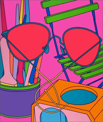 Michael Craig-Martin Deutsche Bank ArtMag 51 feature Michael Craig