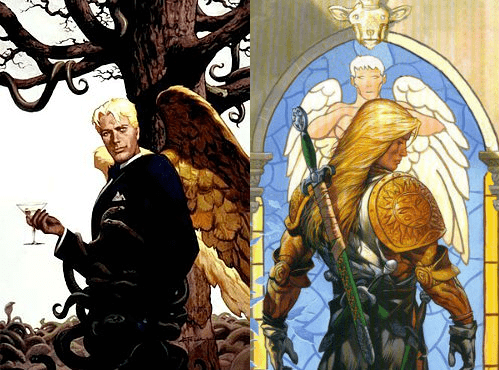 Michael Demiurgos Odin and Thor vs Lucifer Morningstar and Michael Demiurgos Battles