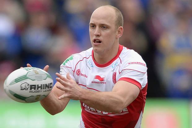 Michael Dobson (rugby league) Salford 18 Catalans 14 Michael Dobson gives the Red