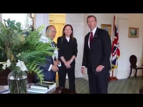 Michael Dunkley Michael Dunkley SwornIn as Premier of Bermuda YouTube
