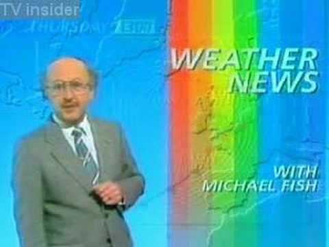 Michael Fish BBC weather blooper by Michael Fish storm of 1987 YouTube