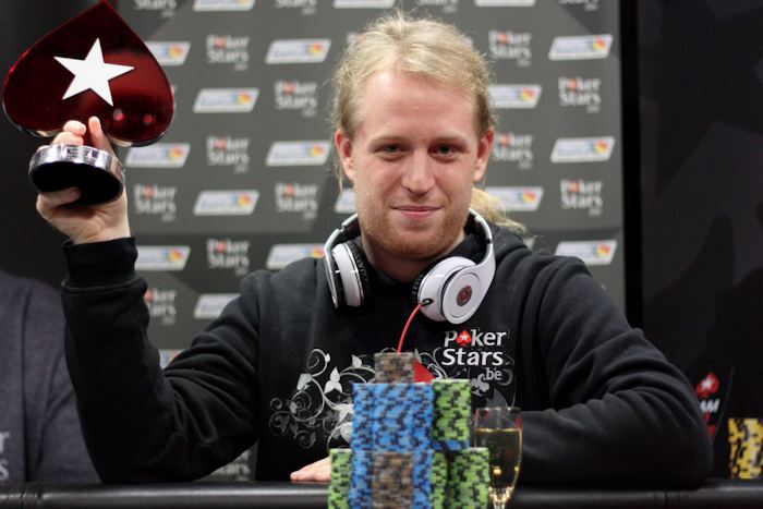 Michael Gathy Michal Gathy wint de PokerStarsbe BPS Namur 175000