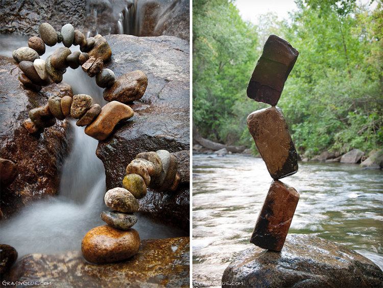 Michael Grab Artist Creates Impossible Towers Of Balanced Rocks To Meditate