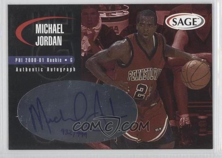 Michael-Hakim Jordan 2000 Sage Authentic Autograph A28 MichaelHakim Jordan 999