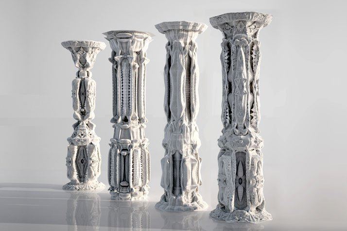 Michael Hansmeyer Ornamented Columns by Michael Hansmeyer Yatzer