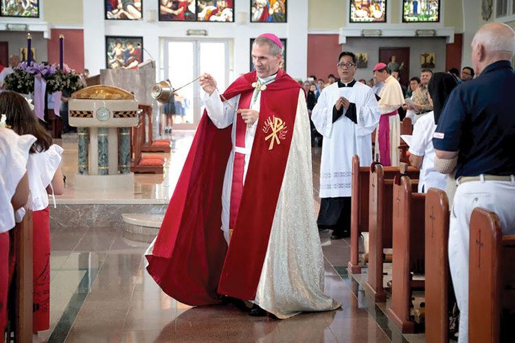 Michael J. Byrnes Archbishop Byrnes brings hope to Guams faithful I belong to you