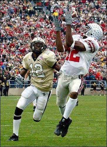 Michael Jenkins (wide receiver) Photo Ohio State wide receiver Michael Jenkins right