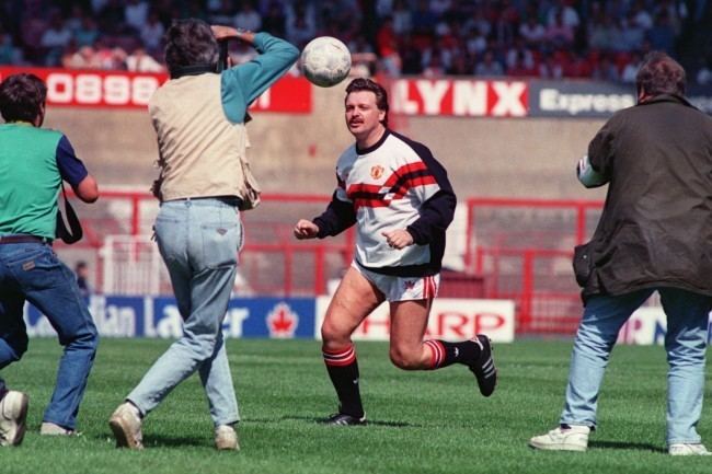 Michael Knighton Anorak Manchester United Balls In 1989 Michael Knighton