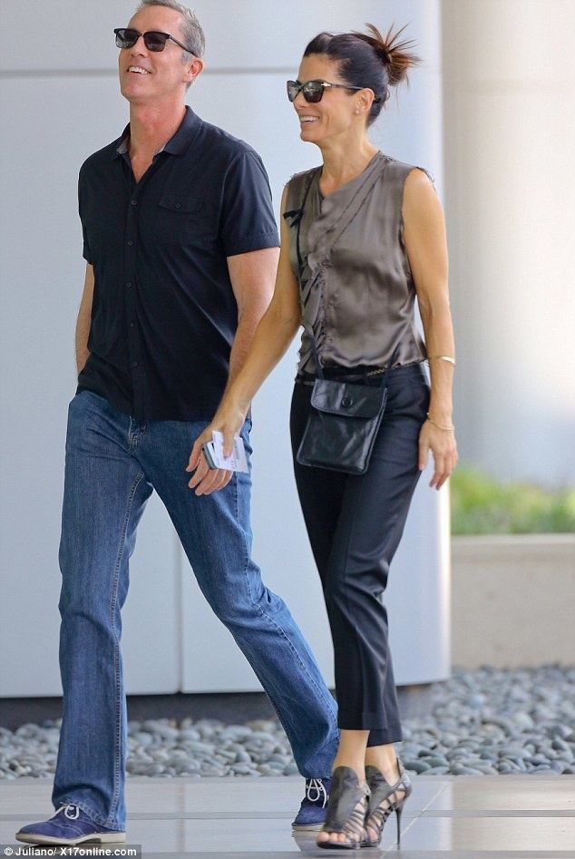 Michael McDonald (comedian) Sandra Bullock enjoys a giggly outing in LA with comedian
