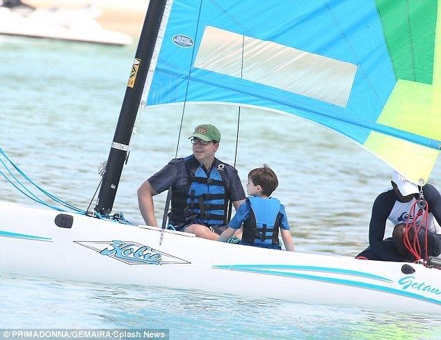 Michael McIntyre (sailor) Michael McIntyre enjoys a spot of fun in the sun as he takes to the