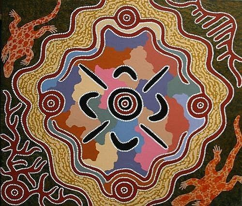 Michael Nelson Tjakamarra Michael Nelson Tjakamarra Works on Sale at Auction