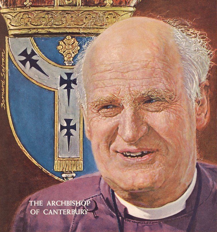 Michael Ramsey Portrait of Archbishop of Canterbury