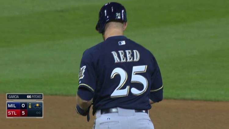 Michael Reed (baseball) Michael Reed Adrian House debut for Brewers MLBcom