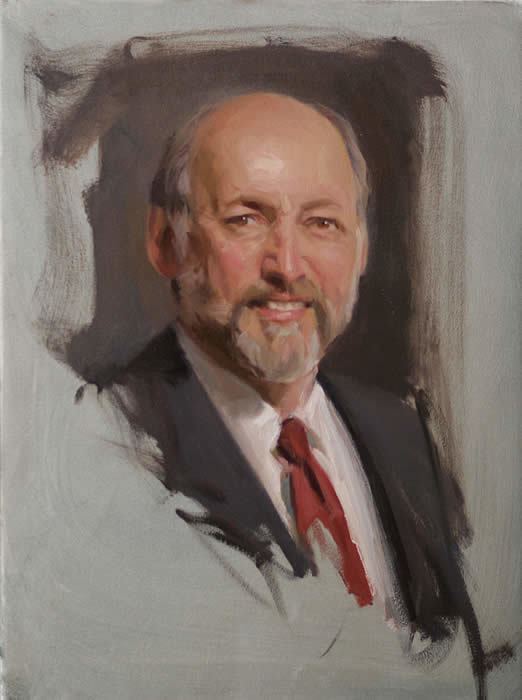 Michael Shane Neal Portrait Sketch from Life of Alan Hantman by Michael Shane Neal