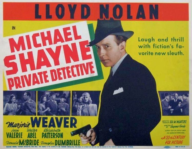 Michael Shayne, Private Detective Forgotten Films Michael Shayne Private Detective 1940 Sanford