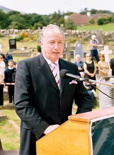 Michael Smith (Irish politician) Minister of Defense Michael Smith of Ireland speaks at the