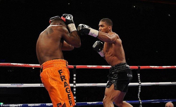 Michael Sprott Anthony Joshua dispatches Michael Sprott in 90 seconds to make it 10