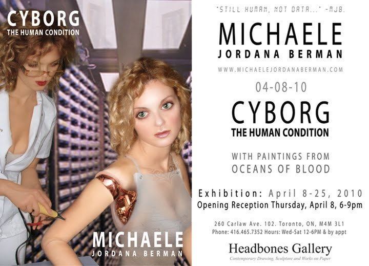 Michaele Jordana Michaele Jordana Berman new show Cyborg The Human Condition at