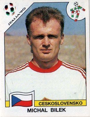 Michal Bílek CZECHOSLAVAKIA Michal Bilek 88 PANINI Italia 90 FIFA World Cup