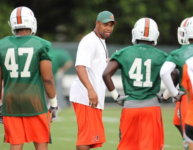 Micheal Barrow Miami Hurricanes forced to alter coaching staff after longtime