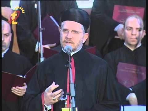 Michel Aoun (bishop) 02 Maronite Bishop Michel Aoun address In Byzantine Syriac