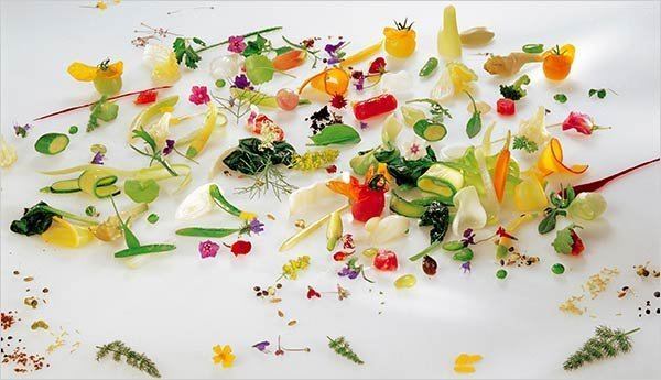 Michel Bras Garden Salad Is Turned Into a Culinary Bouquet The New