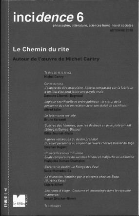 Michel Cartry The path of ritual On the work of Michel Cartry News Nantes