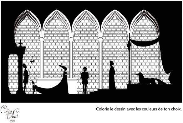 Michel Ocelot coloriage contes de la nuitmichel ocelot Silhouette Animation