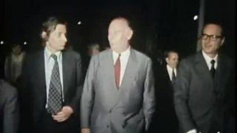 Michel Poniatowski Promenade Jacques Chirac et Michel Poniatowski Video INA