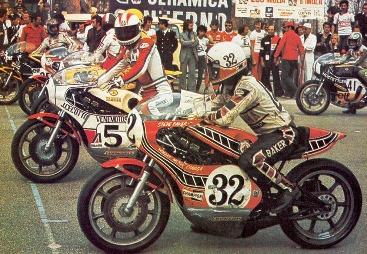 Michel Rougerie IMOLA 1976 Steve BAKER Johnny CECOTTO Kenny ROBERTS