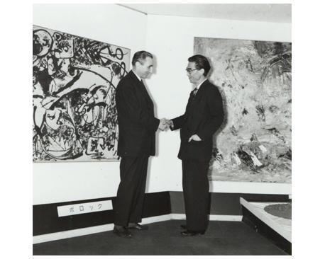 Michel Tapié Michel Tapi e Jiro Yoshiara 1958 The International Art of a New