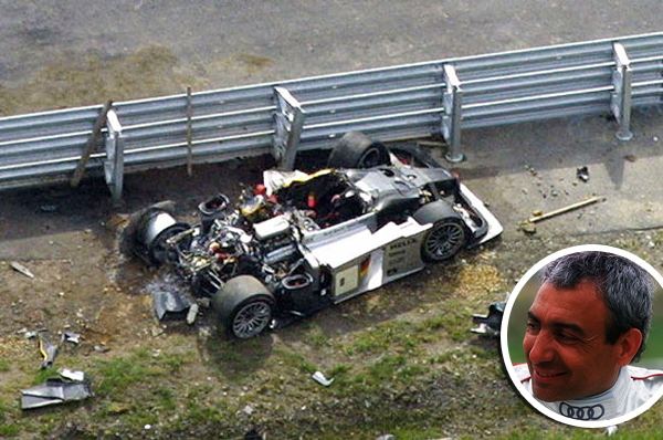Michele Alboreto's fatal crash