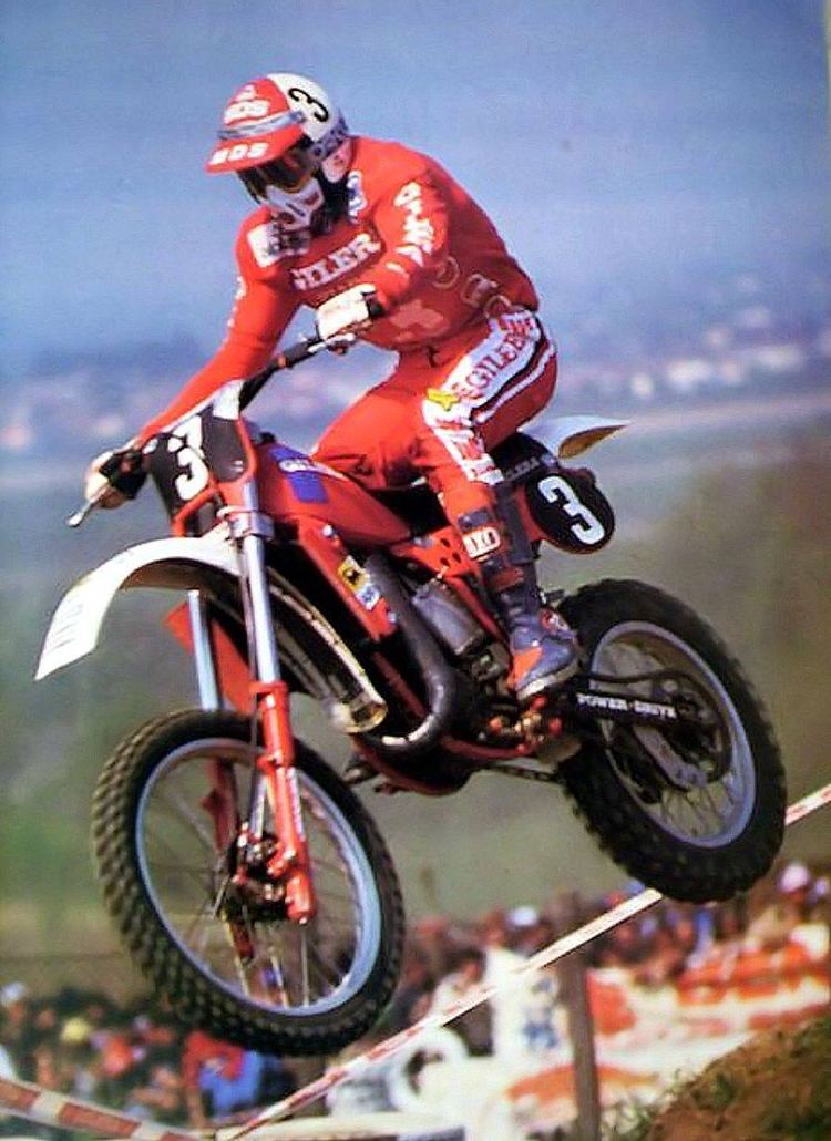 Michele Rinaldi (motorcyclist) Michele Rinaldi Gilera 125 Motocross legends Pinterest