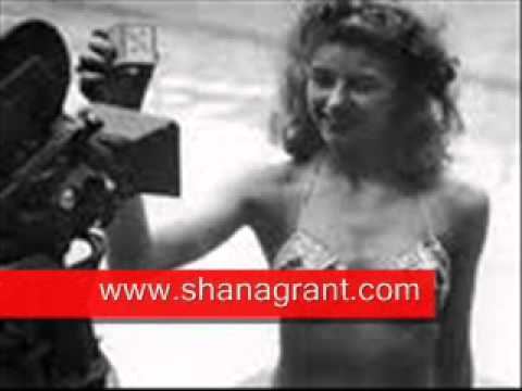 Micheline Bernardini while taking a video wearing the World’s first bikini