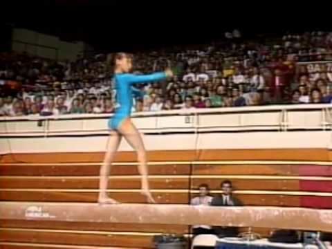 Michelle Campi Michelle Campi Balance Beam 1992 PharMor US Championships