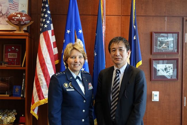 Michelle D. Johnson Consul General Ito paid Courtesy Visit to USAFA Superintendent Lt