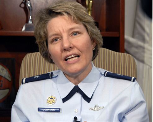 Michelle D. Johnson National sports program features female general US Air Force