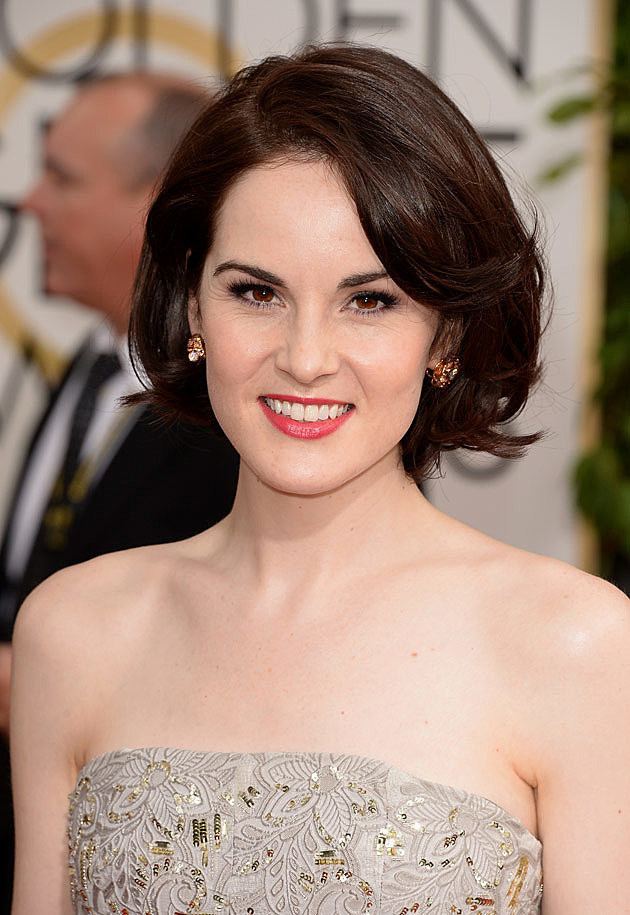 Michelle Dockery See Michelle Dockery39s Dress at the 2014 Golden Globes