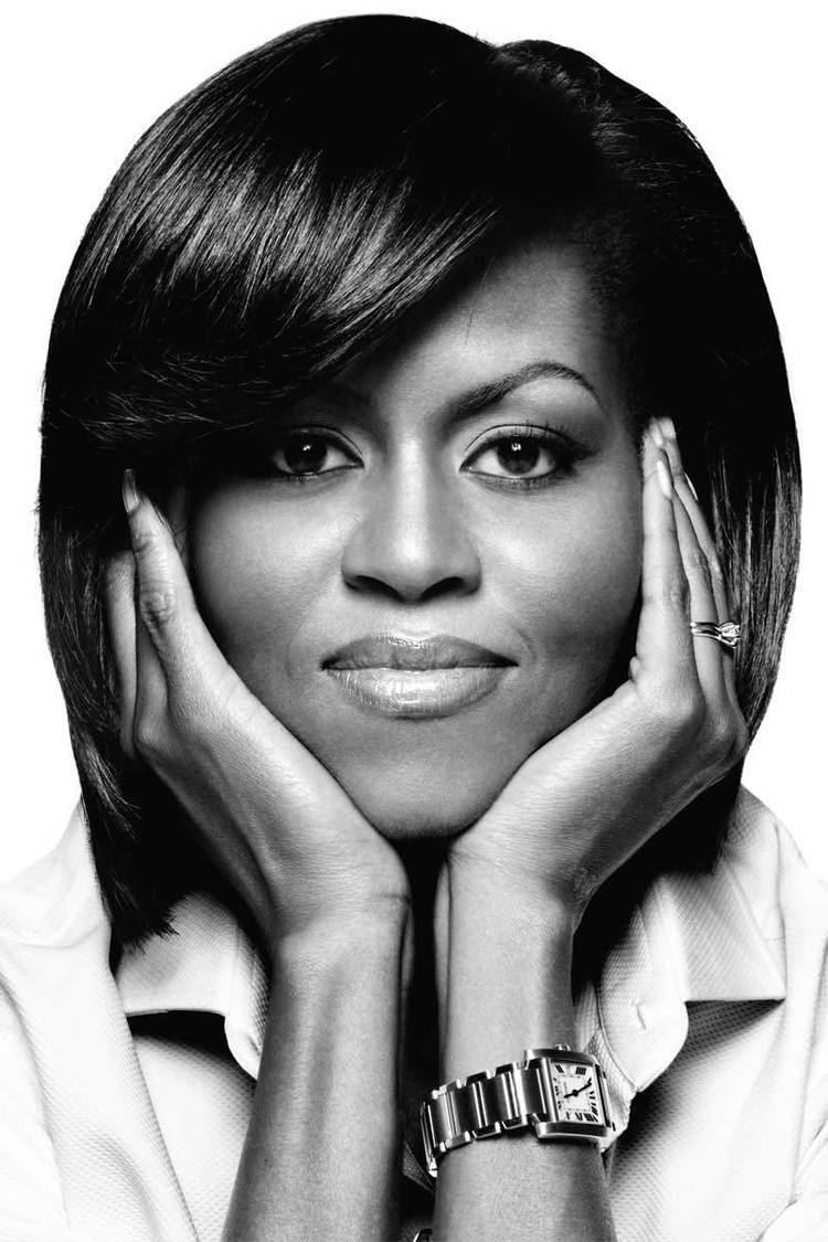 Michelle Obama A Portrait of First Lady of the United States Michelle Obama Los