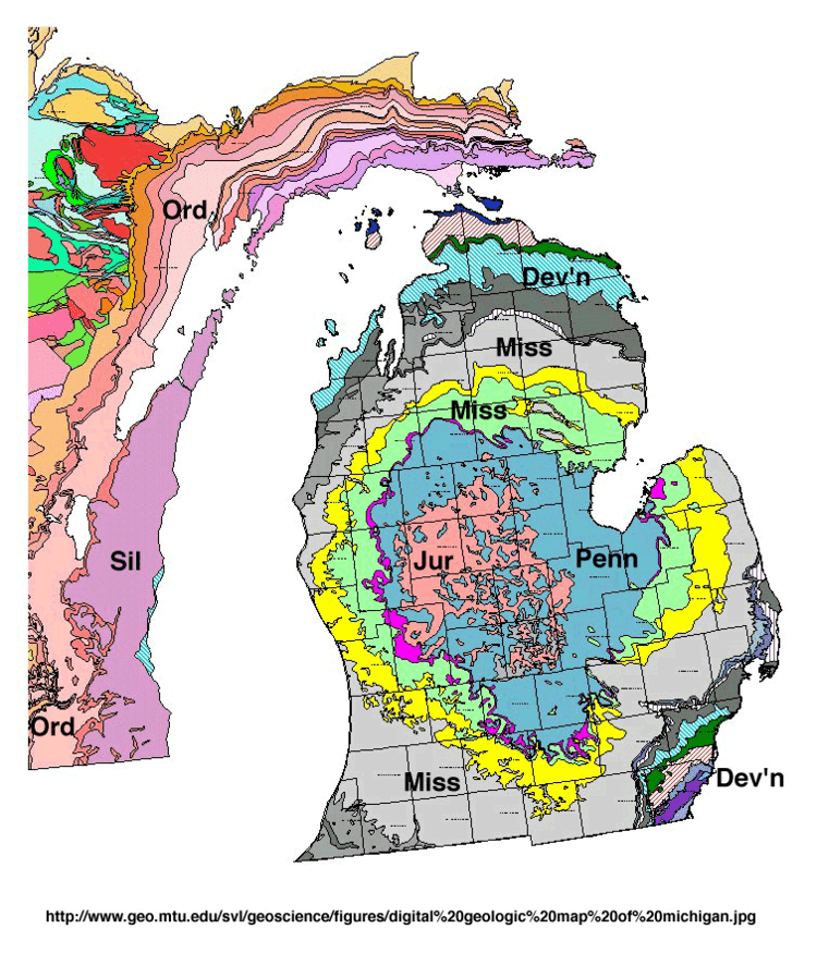 Michigan Basin Michigan Basin Geology Makes Michigan A Great Oil and Gas State